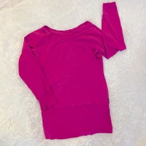 Express Tunic Sweater, bright pink